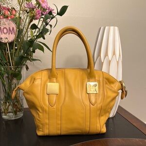 Rachel Zoe Double Handle Leather Hobo Leather Bag